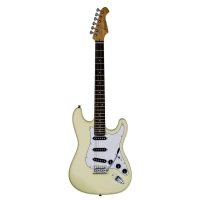 Guitarra Eléctrica Aria Pro Vintage White STG003SPLVW